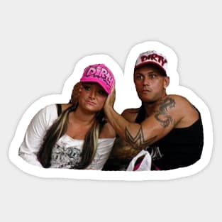 Pauly D and Deena Sticker